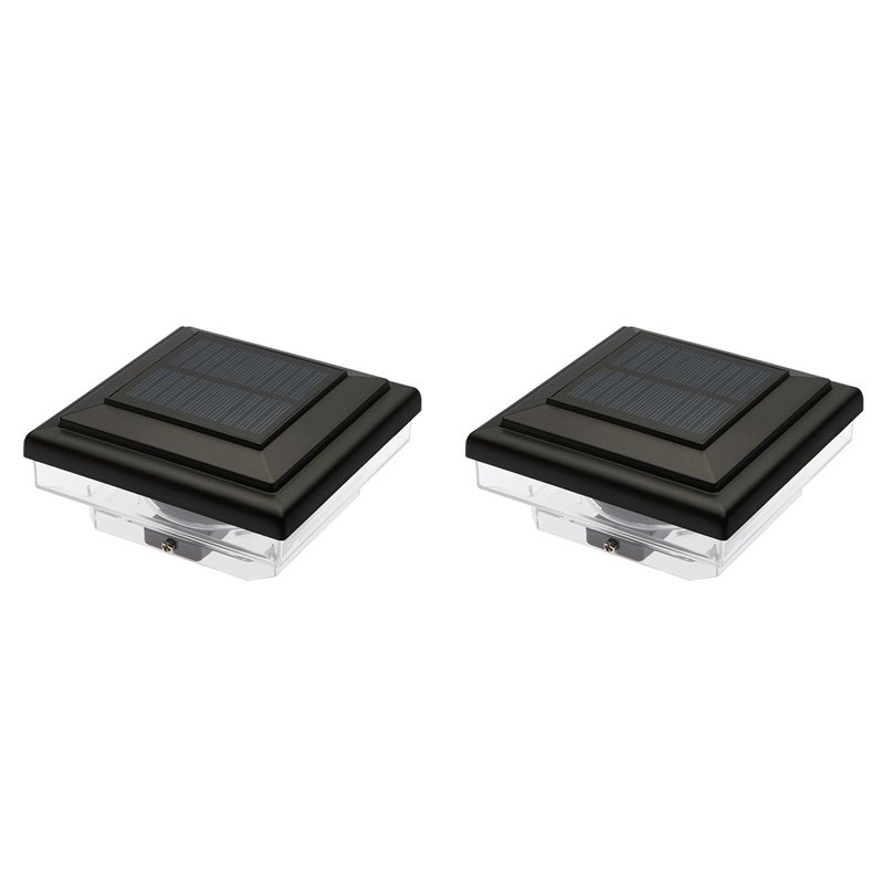 Post Cap Light - A19F-2X Solar Post Cap Light Outdoor