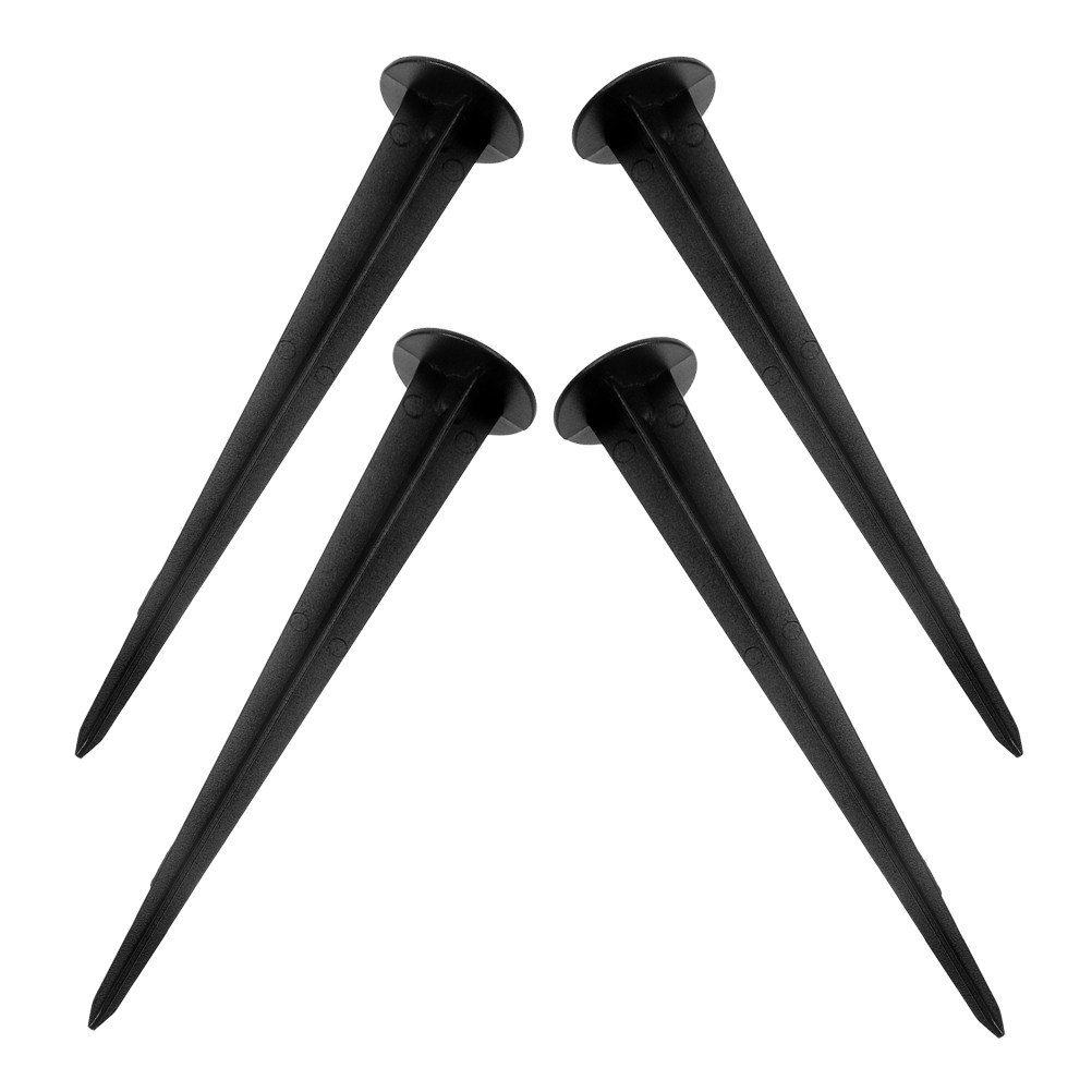 Outdoor Lighting In Ground - 4Pcs Outdoor Light Stakes Aluminum Ground