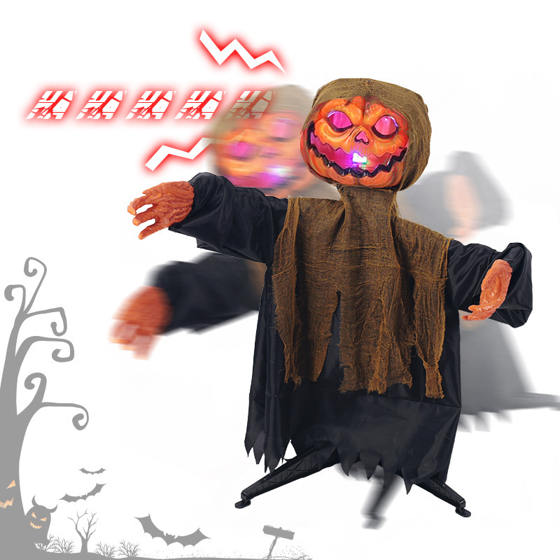 Outdoor Lighting Front Yard - Halloween Decorations Outdoor Swing Pumpkin Ghost