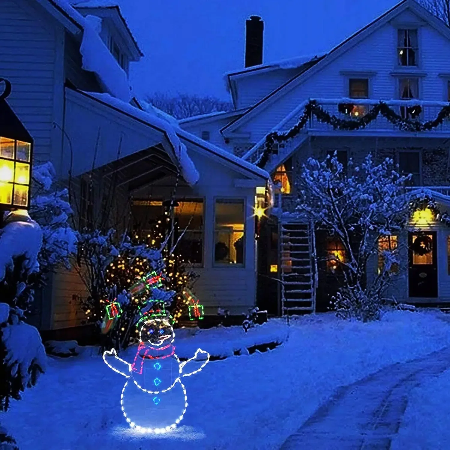 Animated Snowball Light LED Gl - Outdoor Lighting In Ground review and price