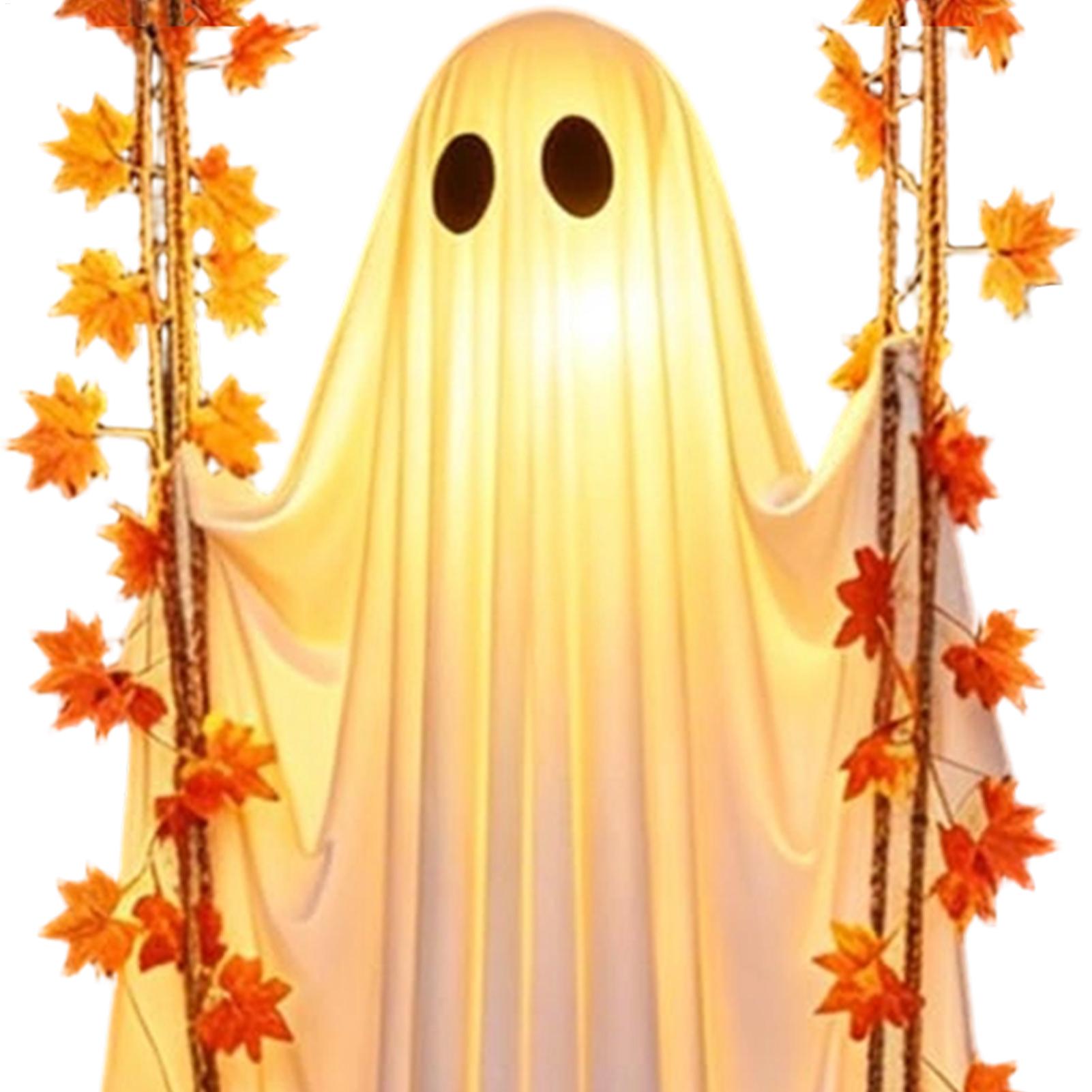 Swinging Ghost Light Up Spooky - Outdoor Lighting Front Yard review and price