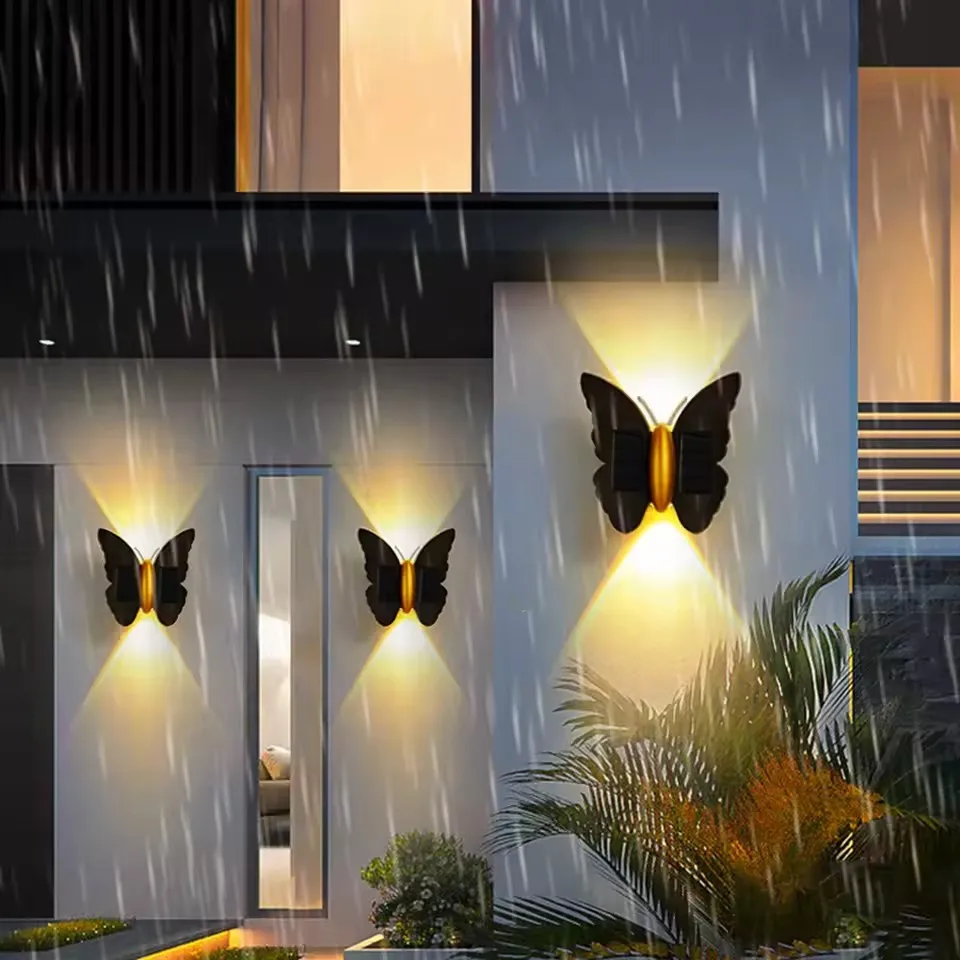 1-5PCS Solar Butterfly Wall Li - Outdoor Lighting Accent review and price