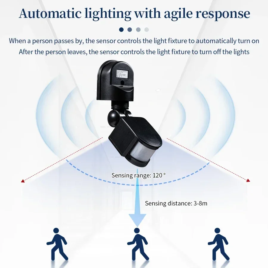 110-240V PIR Motion Sensor 12V - Outdoor Lighting Timer Switch review and price