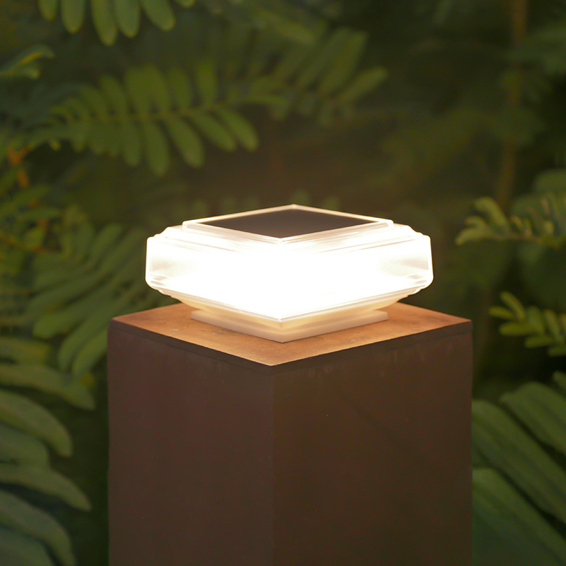 Modern Transparent Solar Post  - Post Cap Light review and price