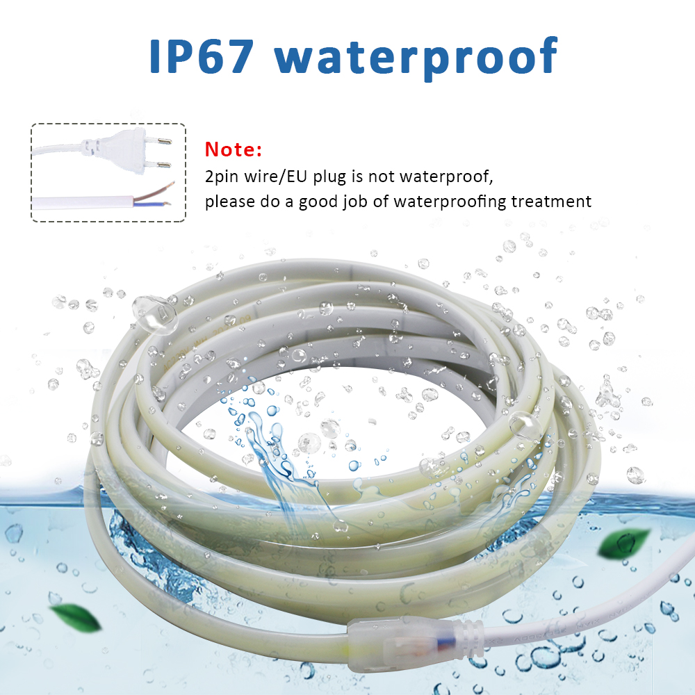 220V IP67 Waterproof COB Led S - Outdoor Lighting Extension Cord review and price