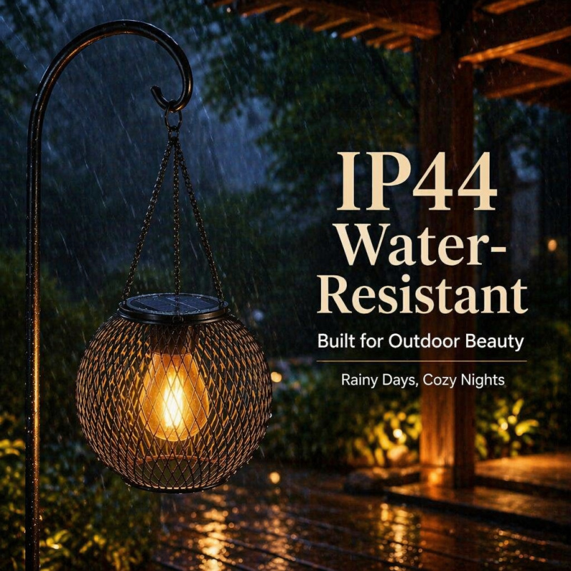 Solar Powered LED Hanging Floo - Outdoor Lighting In Ground review and price