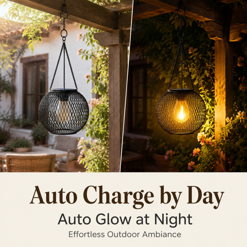 Solar Powered LED Hanging Floo - Outdoor Lighting In Ground review and price