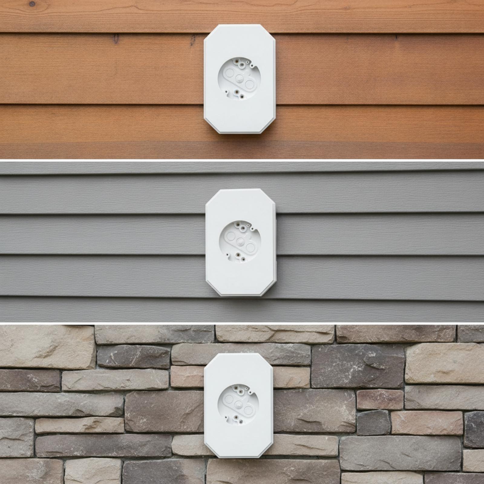 Outdoor Siding Light Mounting  - Outdoor Lighting Box review and price