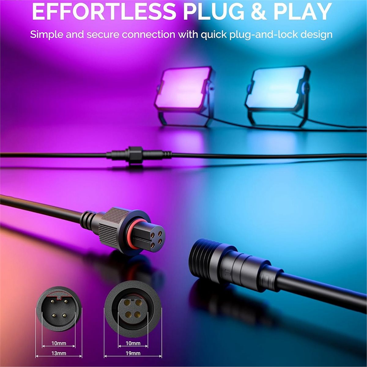 HAPPY DIAN!10FT Extension Cabl - Outdoor Lighting Extension Cord review and price