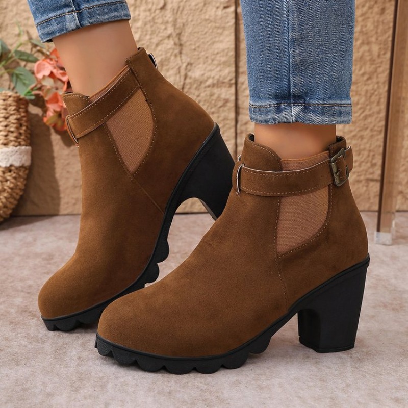 Women's Ankle Boots Round Toe  - Outdoor Lighting Round review and price