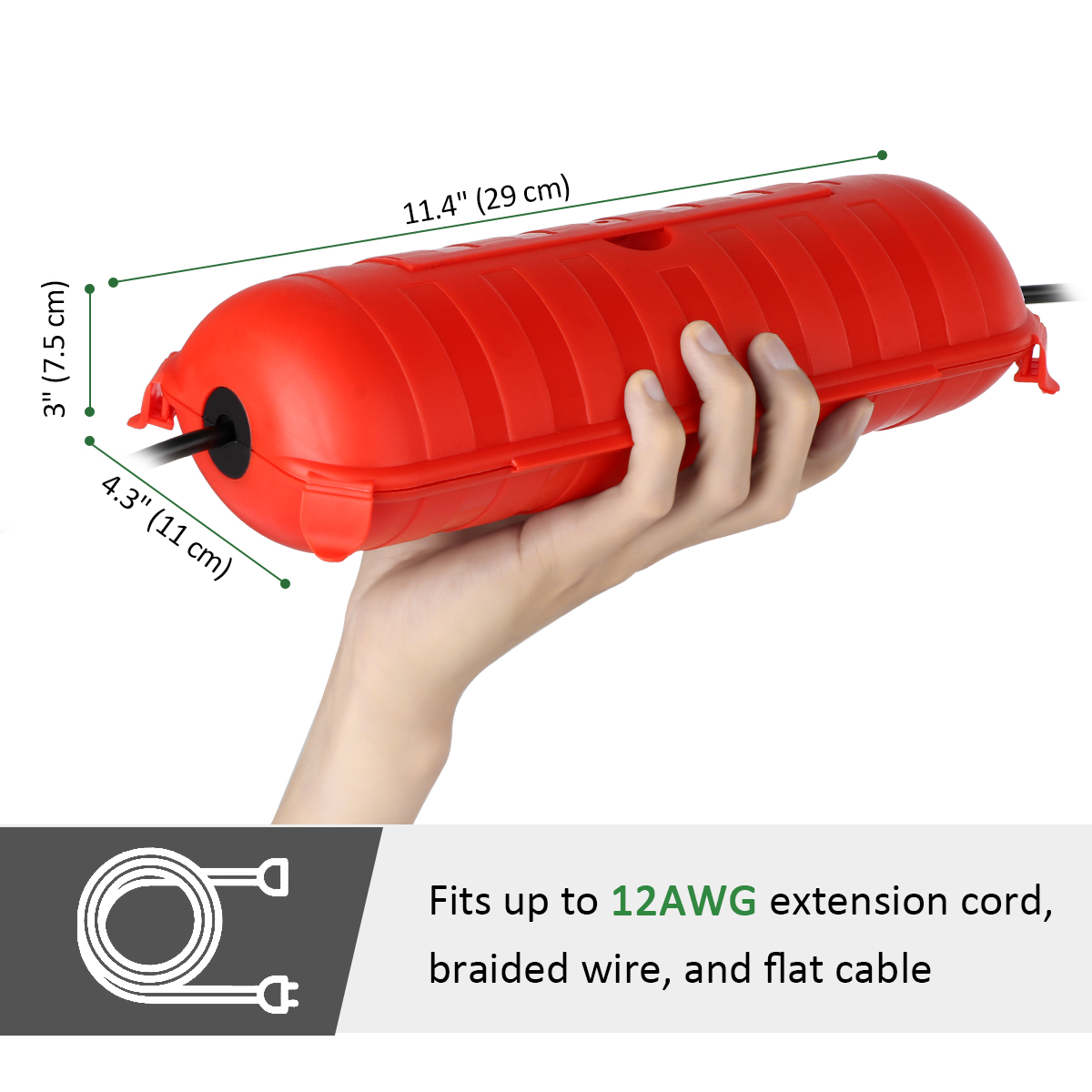 Weatherproof IP54 Outdoor Exte - Outdoor Lighting Extension Cord review and price