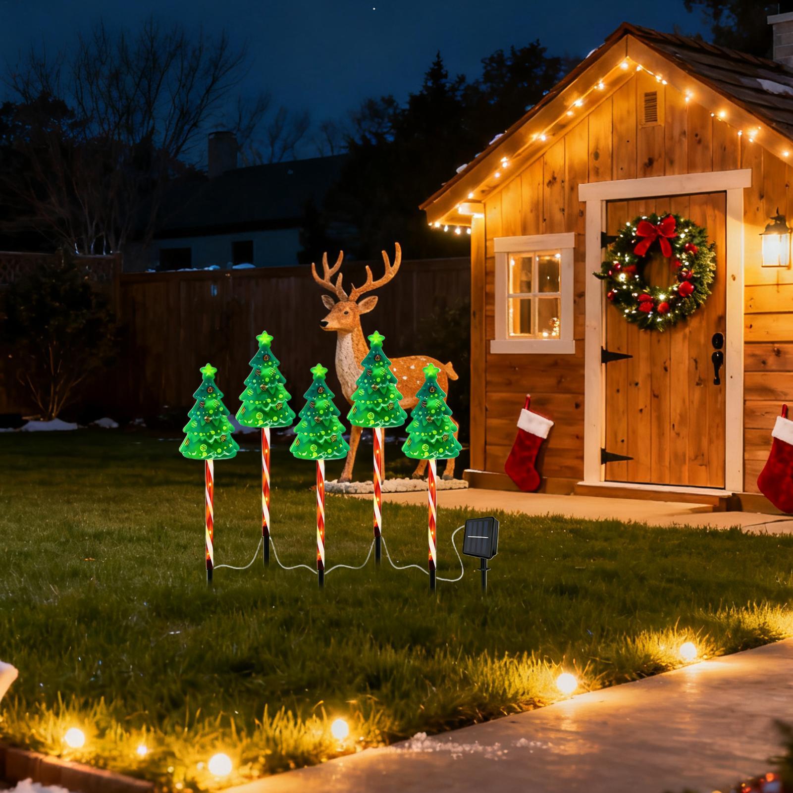 Christmas Tree Driveway Light  - Outdoor Lighting Front Yard review and price