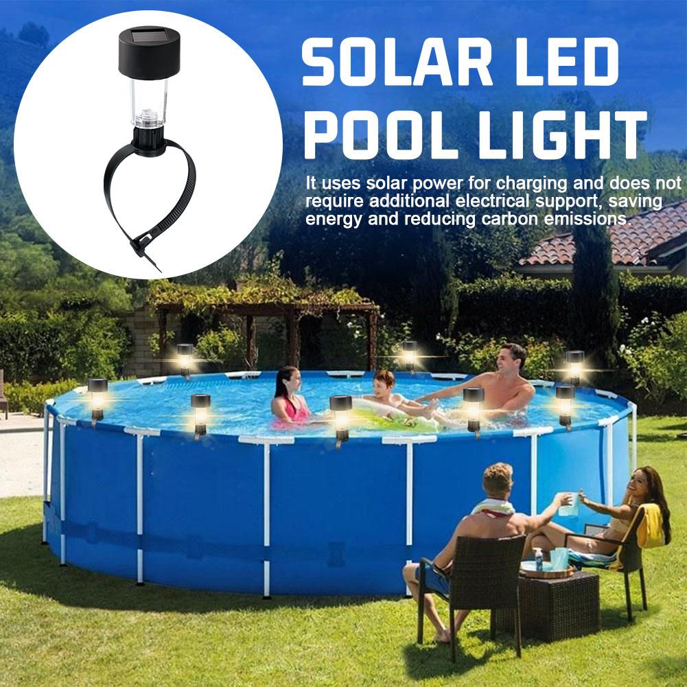 Solar Powered LED Pool Lights  - Outdoor Lighting In Ground review and price