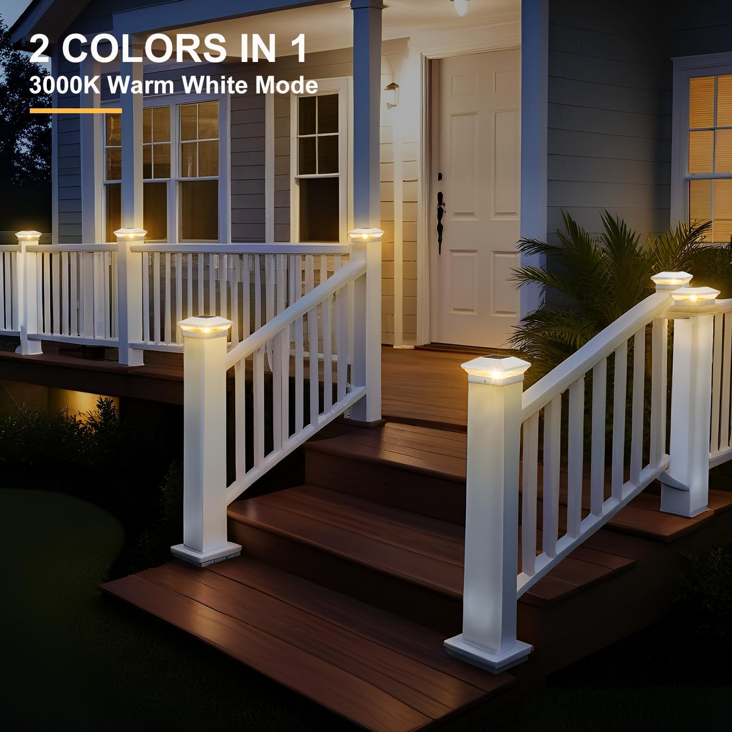 1/2PCS Solar Post Light Post C - Post Cap Light review and price
