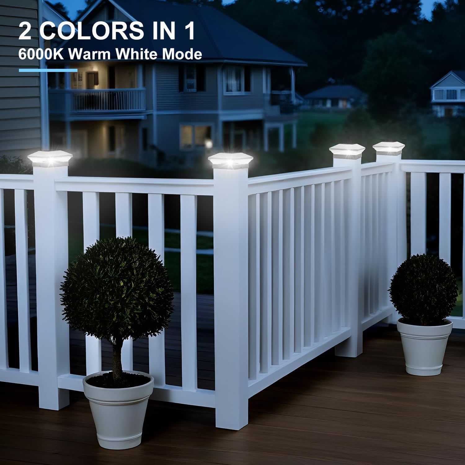1/2PCS Solar Post Light Post C - Post Cap Light review and price