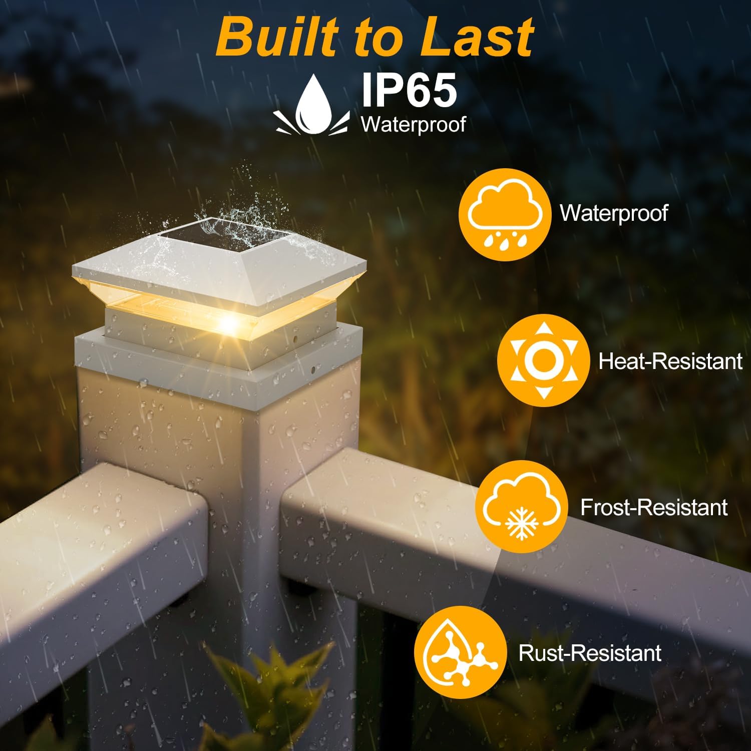1/2PCS Solar Post Light Post C - Post Cap Light review and price