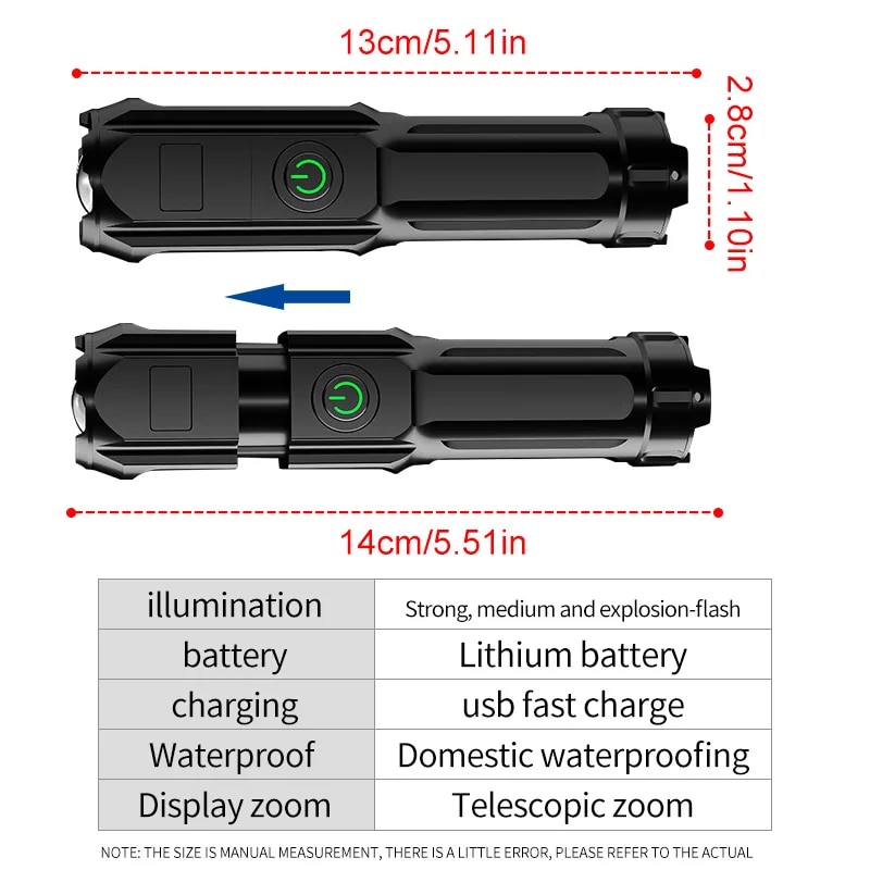 Multi-functional USB Light Fla - Outdoor Lighting The Range review and price