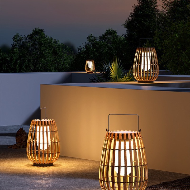 Luxury Solar Rattan  Waterproo - Outdoor Lighting Accent review and price