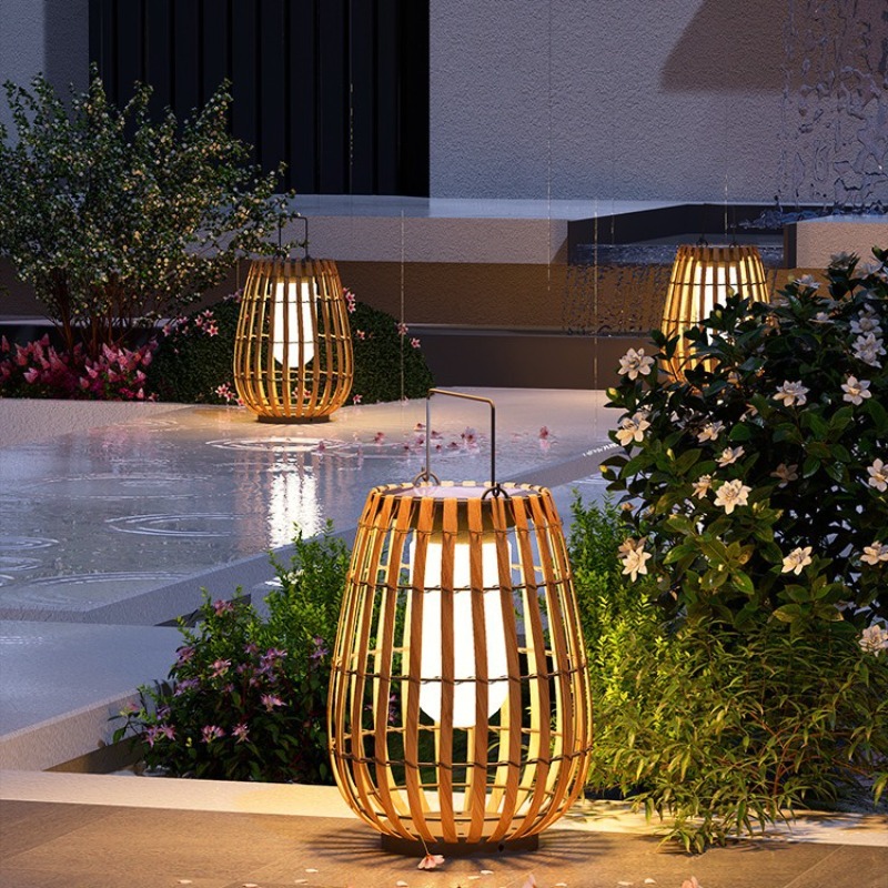 Luxury Solar Rattan  Waterproo - Outdoor Lighting Accent review and price