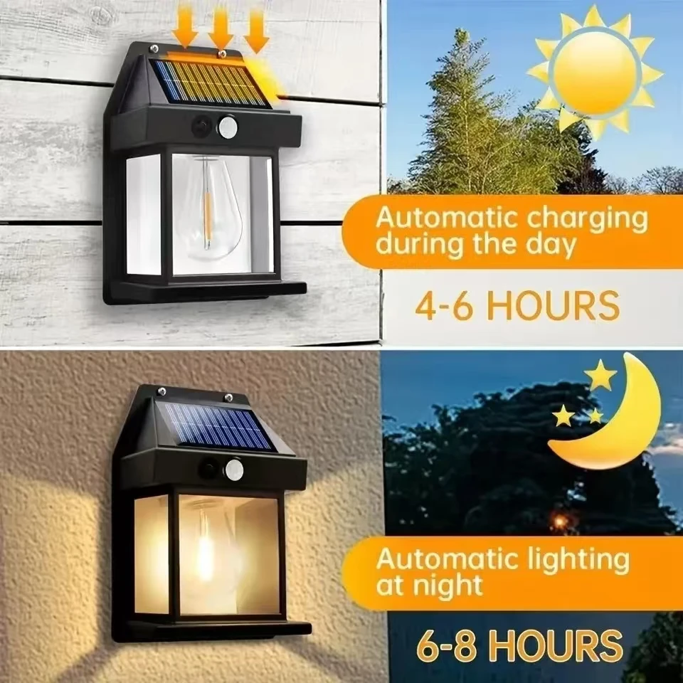 Outdoor Solar Tungsten Wall Li - Outdoor Lighting Traditional review and price