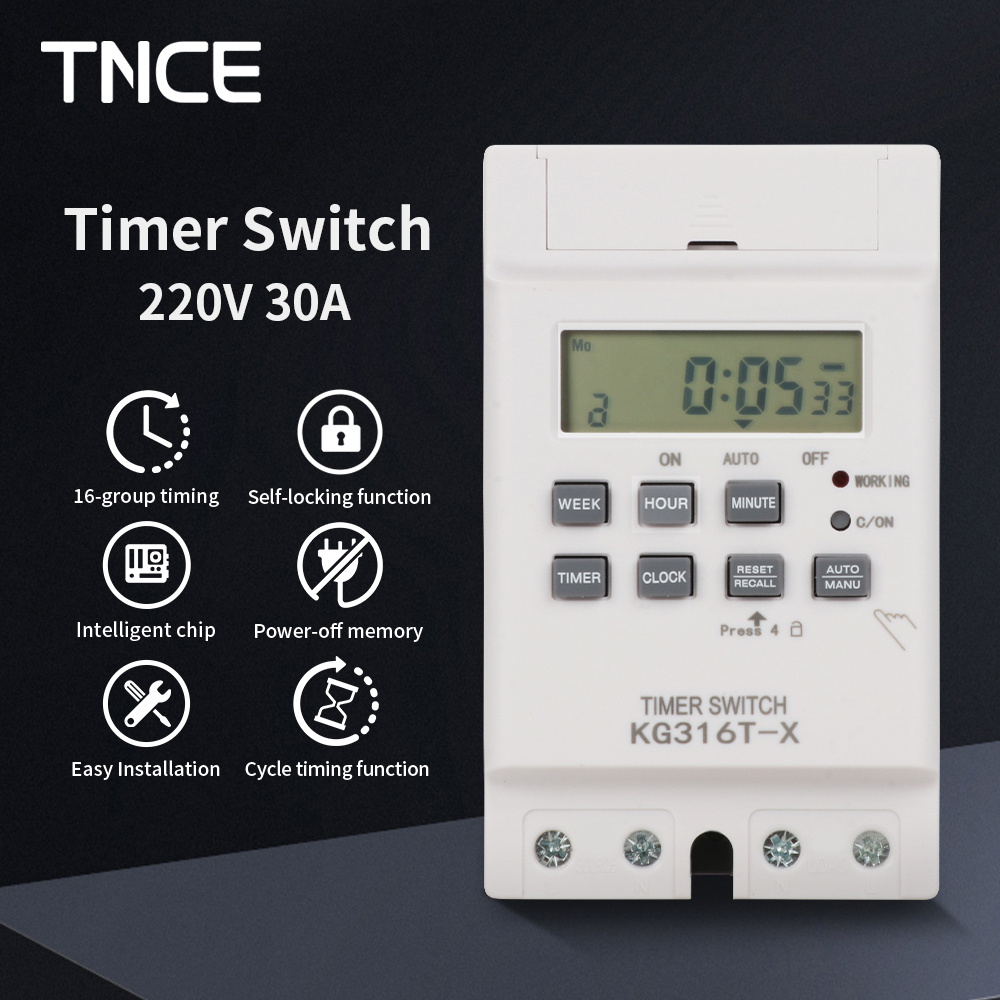 TNCE 30A Time Control Switch 2 - Outdoor Lighting Timer Switch review and price