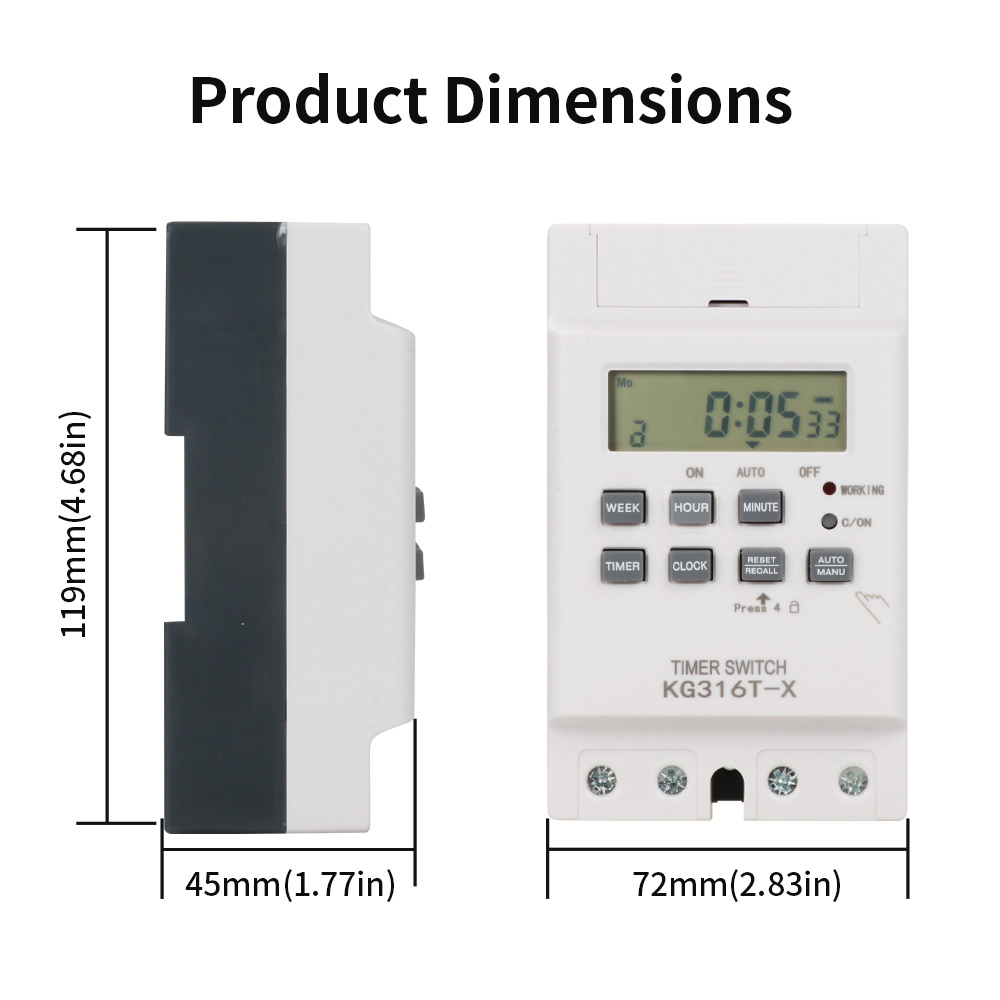 TNCE 30A Time Control Switch 2 - Outdoor Lighting Timer Switch review and price