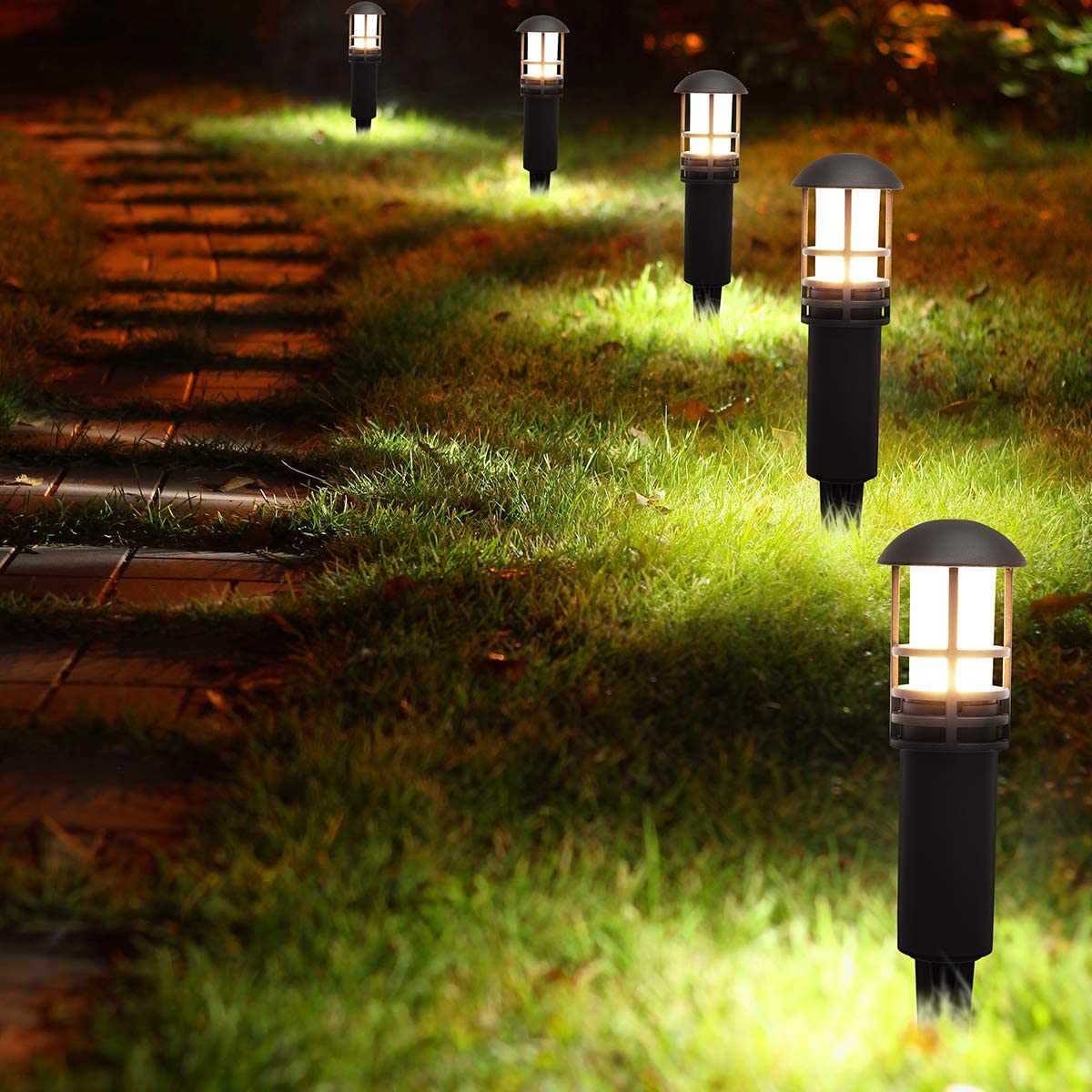 8Pcs LED Outdoor Garden Lawn L - Outdoor Lighting Extension Cord review and price