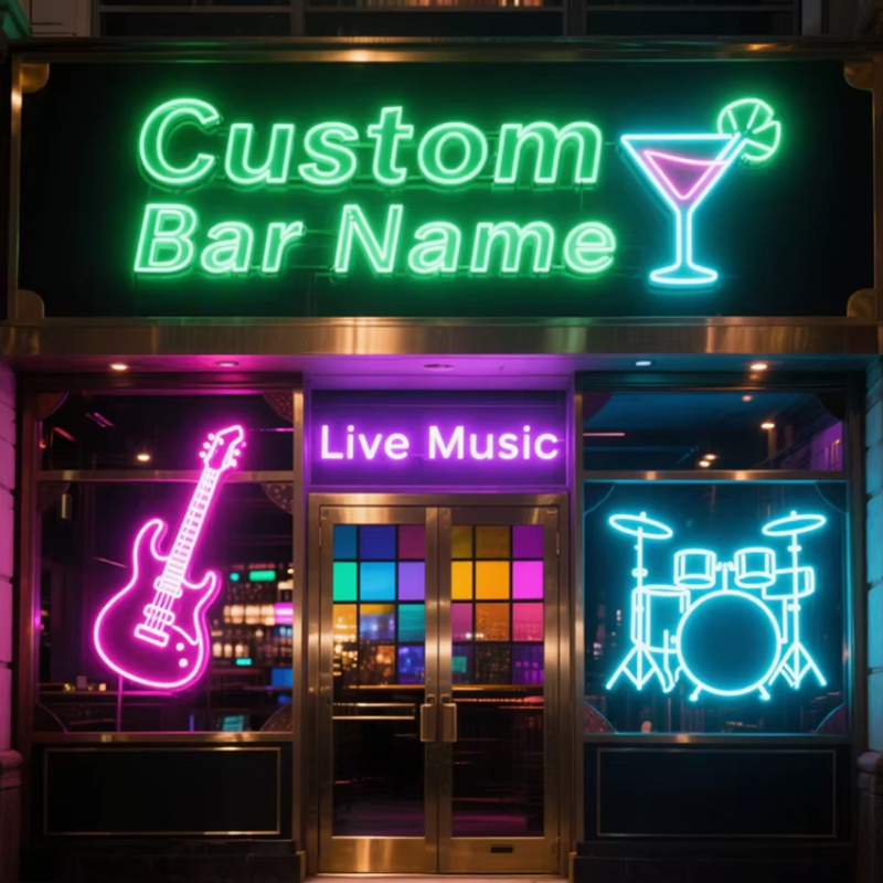 Custom Neon Signs Personalized - Outdoor Lighting Logo review and price