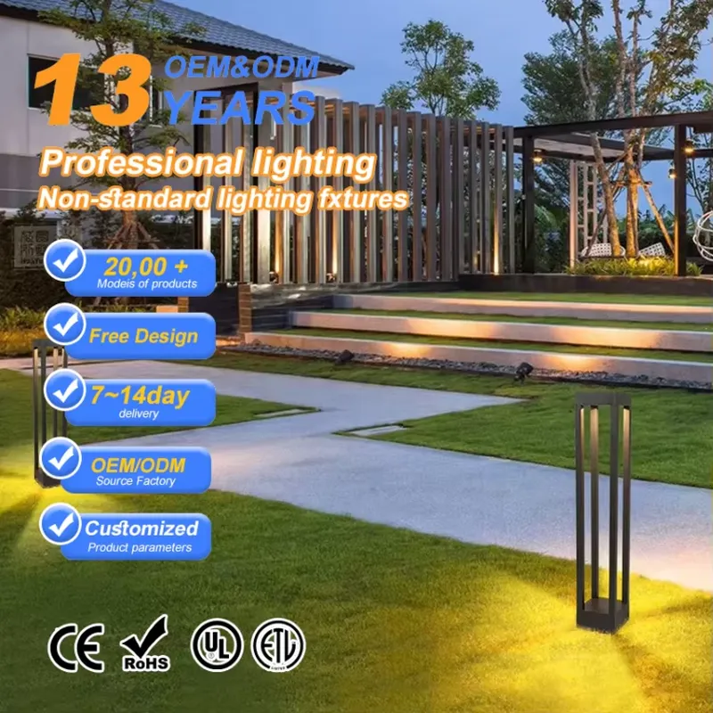 COB Chip LED Bollard Light IP6 - Outdoor Lighting Bollards review and price
