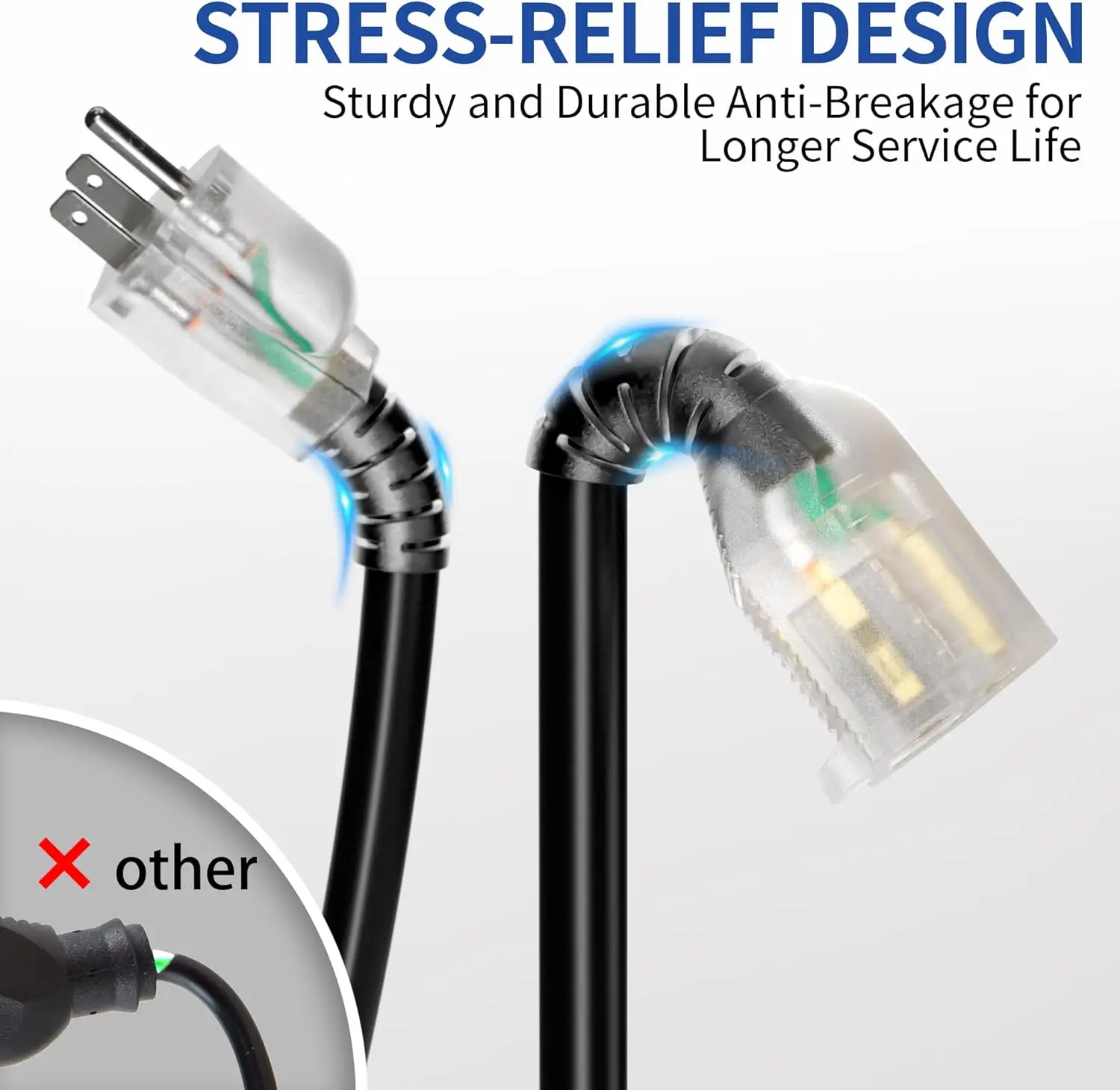 100ft Outdoor/Indoor Extension - Outdoor Lighting Extension Cord review and price