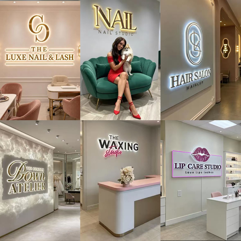 Custom Business Logo Backlit M - Outdoor Lighting Logo review and price