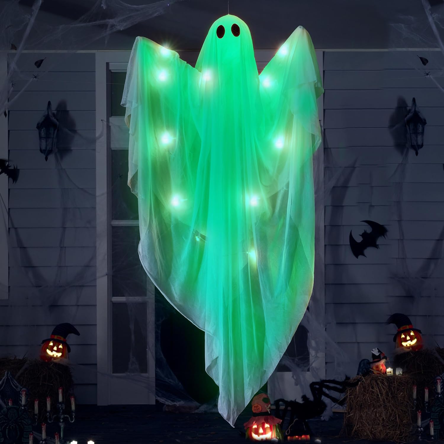 Halloween Hanging Light up Gho - Outdoor Lighting Front Yard review and price