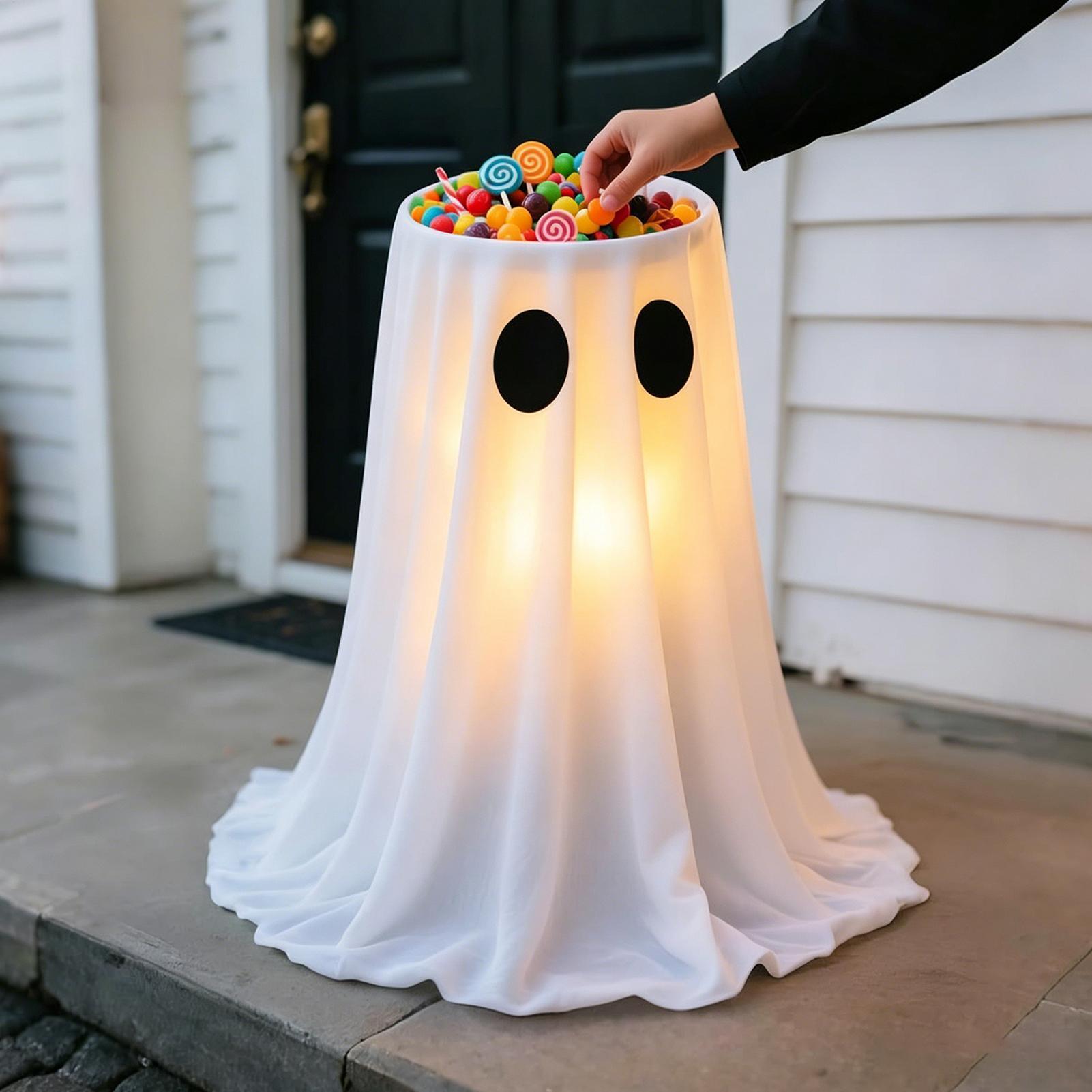 Light Up Ghost Decorations 8 M - Outdoor Lighting Front Yard review and price