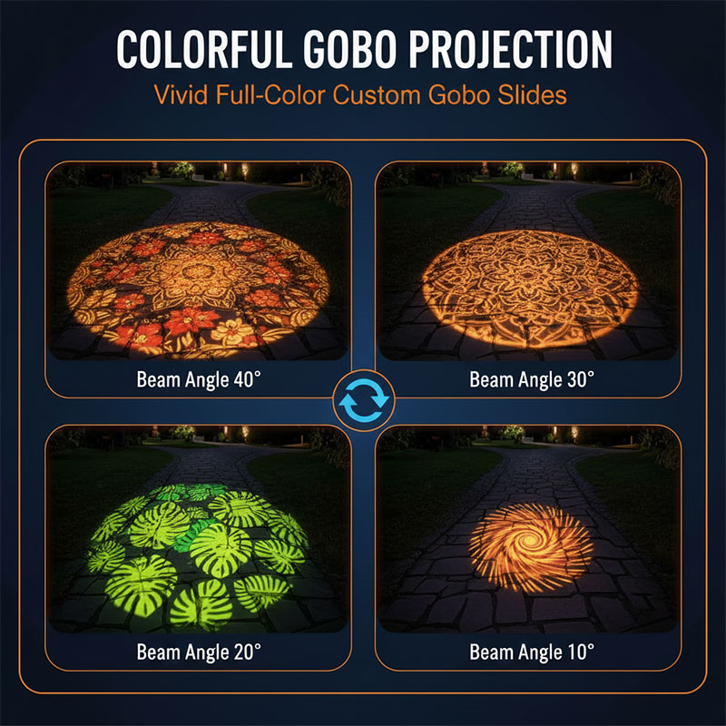 300W Electric Focus Gobo Proje - Outdoor Lighting Logo review and price