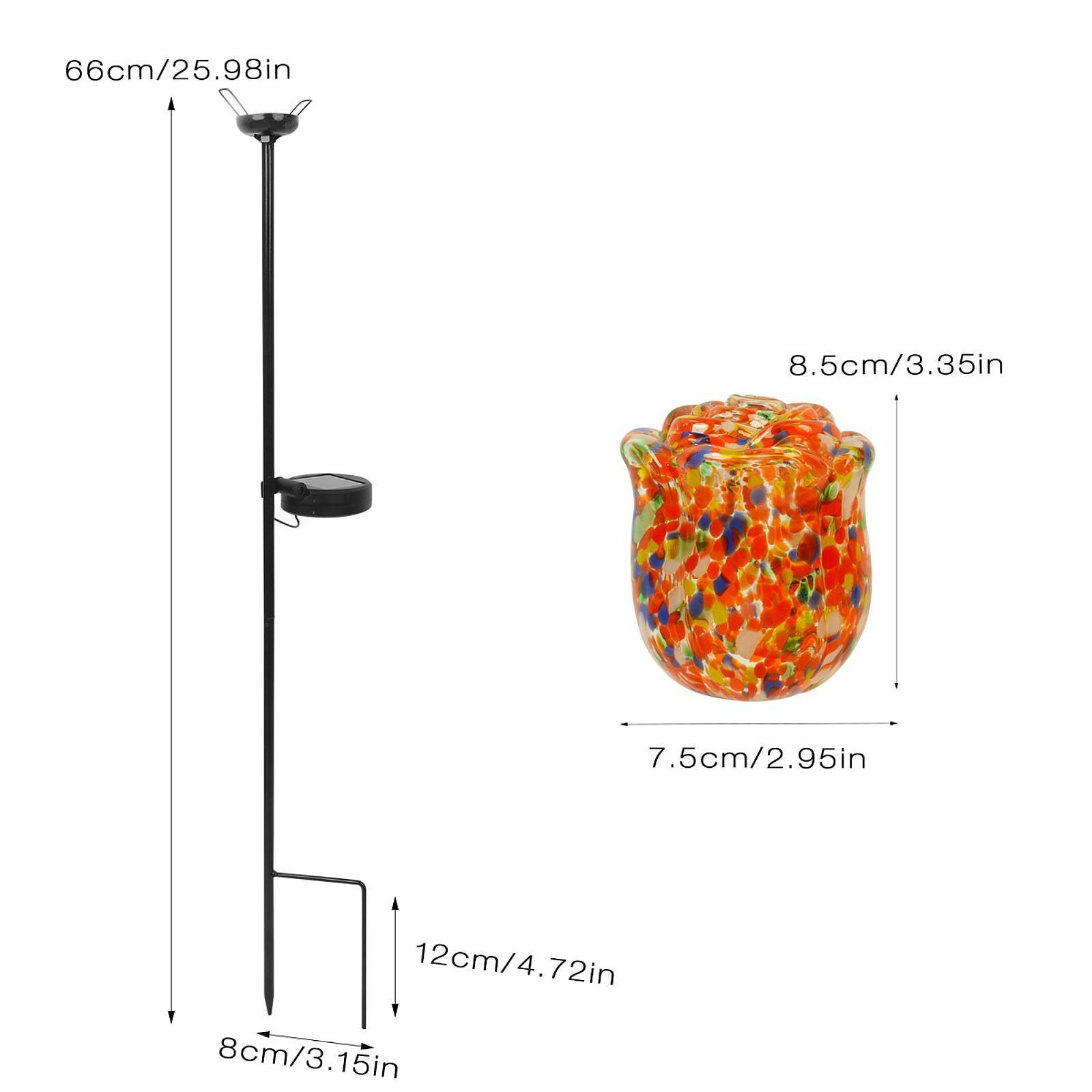 Outdoor Solar Rose Light Water - Outdoor Lighting Accent review and price