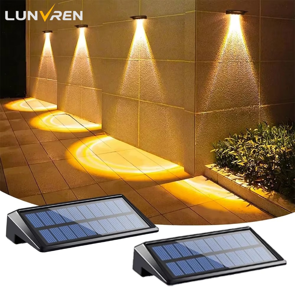 2 Pack Solar Wall Lights 4 LED - Post Cap Light review and price