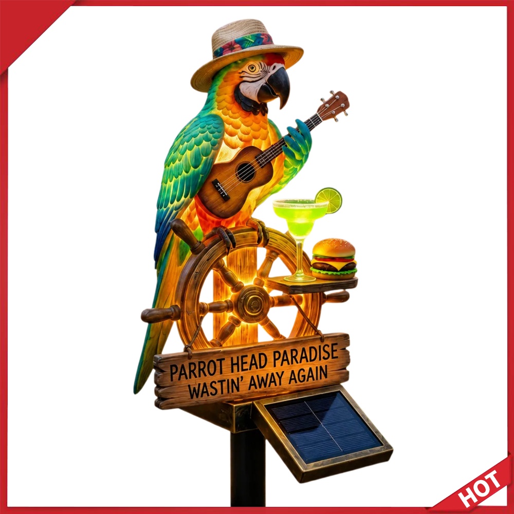 Solar-Powered Outdoor Parrot S - Outdoor Lighting Yard review and price