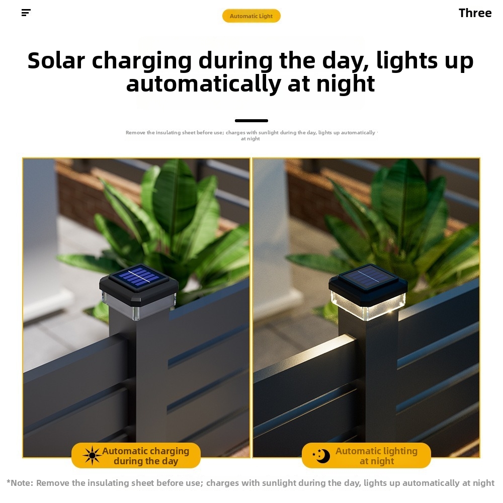 IP65 Waterproof Solar LED Post - Post Cap Light review and price