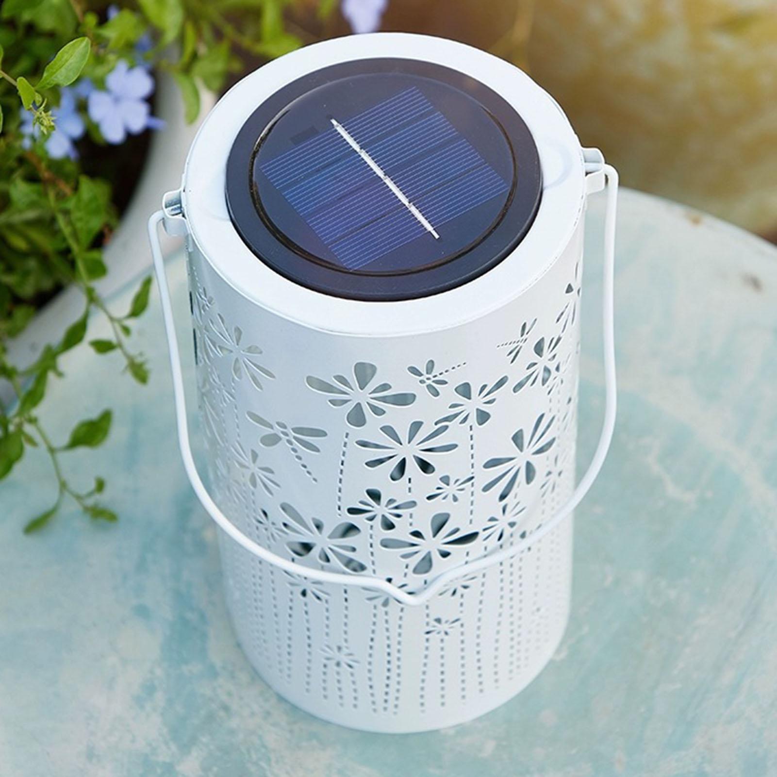 Solar Lanterns Colorful Metal  - Outdoor Lighting Yard review and price
