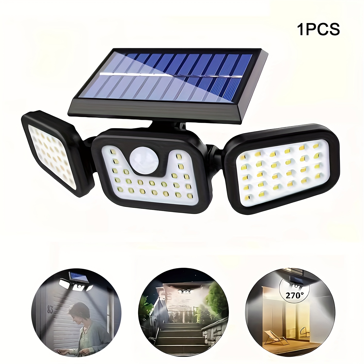 74 LED Solar Powered Motion Se - Outdoor Lighting Front Yard review and price