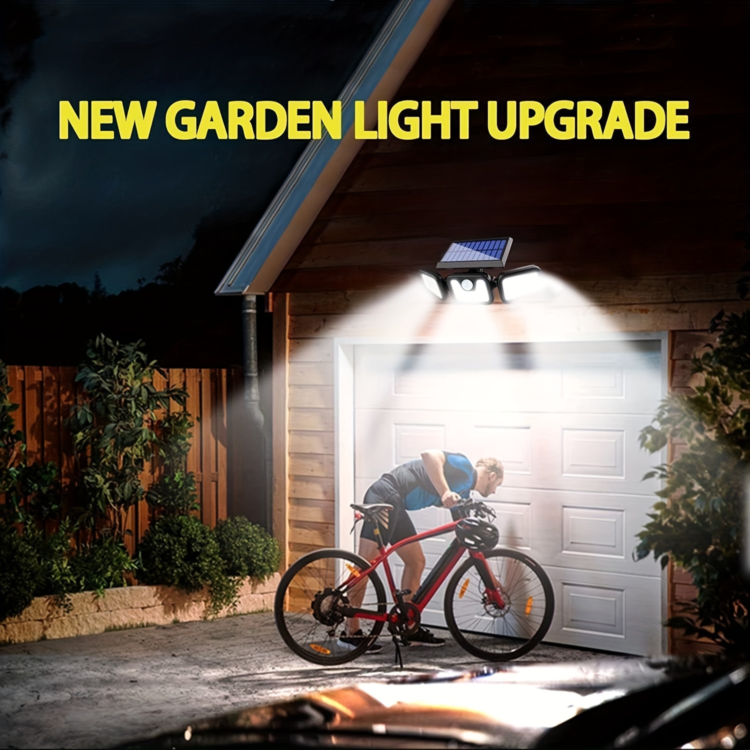 74 LED Solar Powered Motion Se - Outdoor Lighting Front Yard review and price