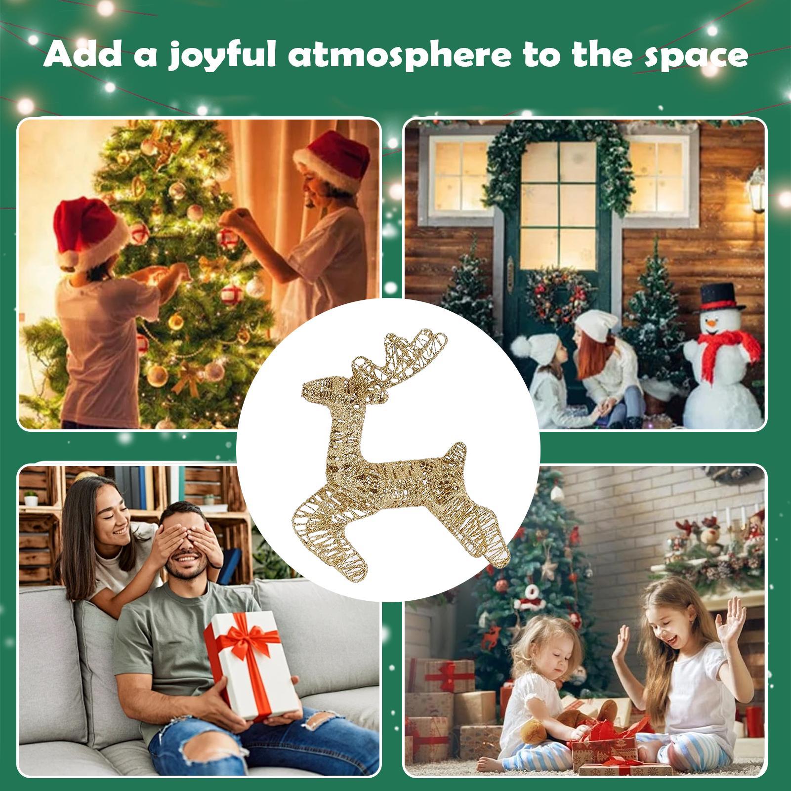 Light Up Reindeer Anti-Rust Fe - Outdoor Lighting Front Yard review and price