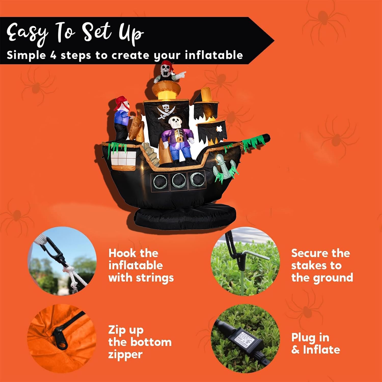 Outdoor Halloween Inflatable P - Outdoor Lighting Front Yard review and price