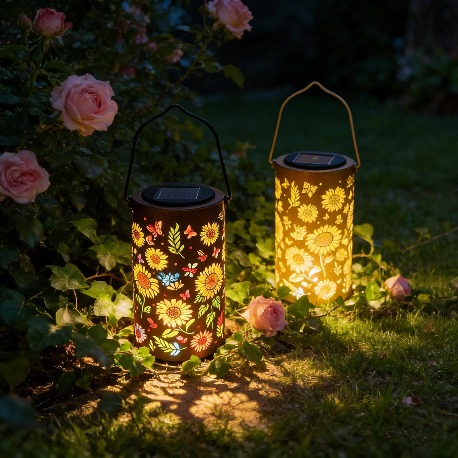 Outdoor Solar Lantern Metal Wa - Outdoor Lighting Front Yard review and price