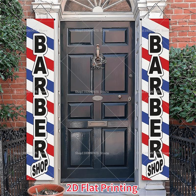 2D Barber Shop Text Logo Door  - Outdoor Lighting Logo review and price