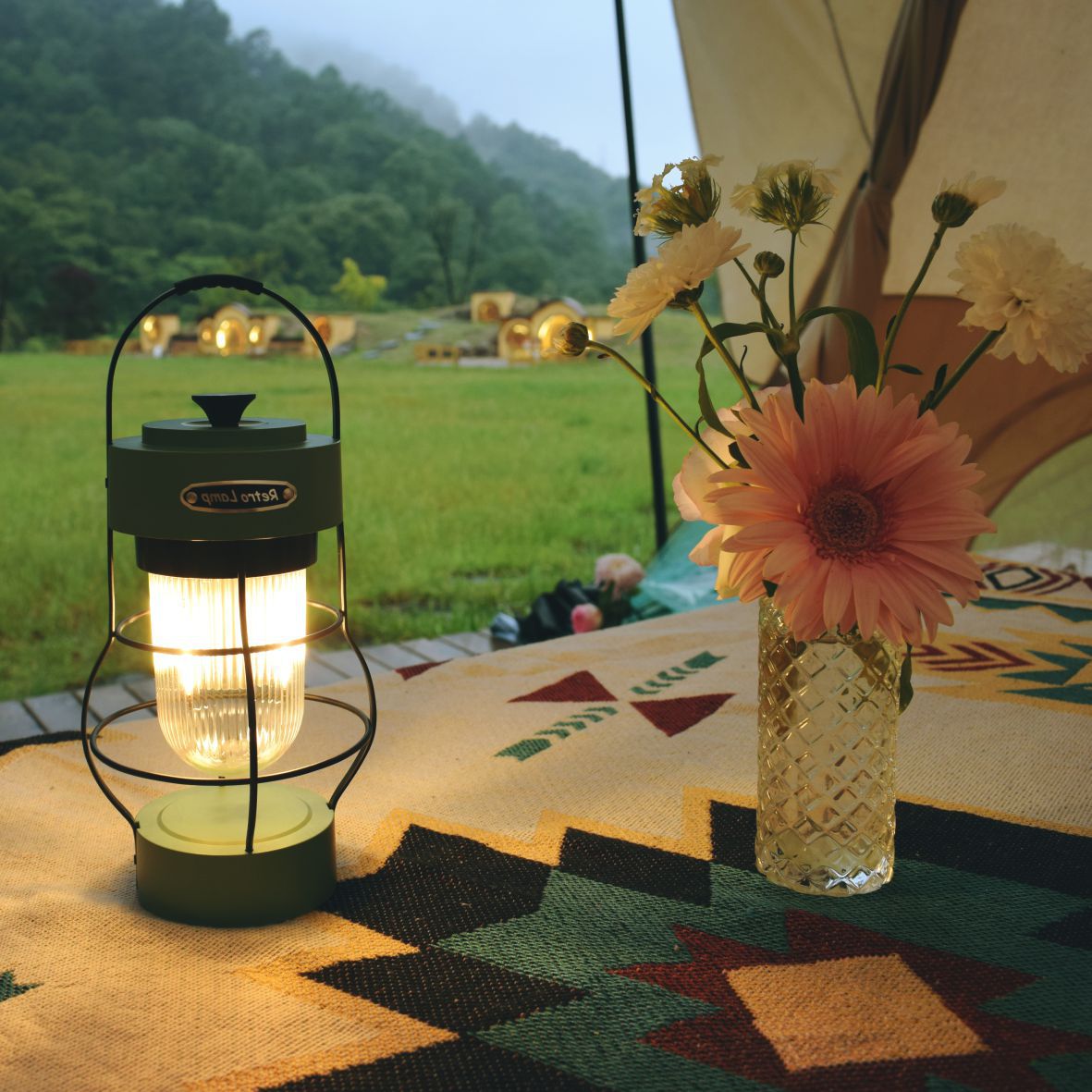 Vintage Rechargeable LED Campi - Outdoor Lighting Accent review and price