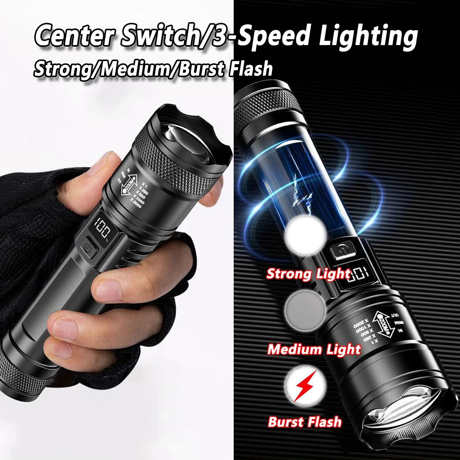 Ultra Bright LED Flashlight 20 - Outdoor Lighting The Range review and price