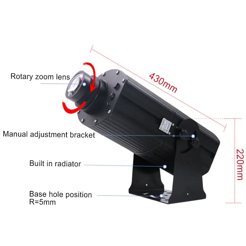 Yufan 200w Gobo Projector Outd - Outdoor Lighting Logo review and price