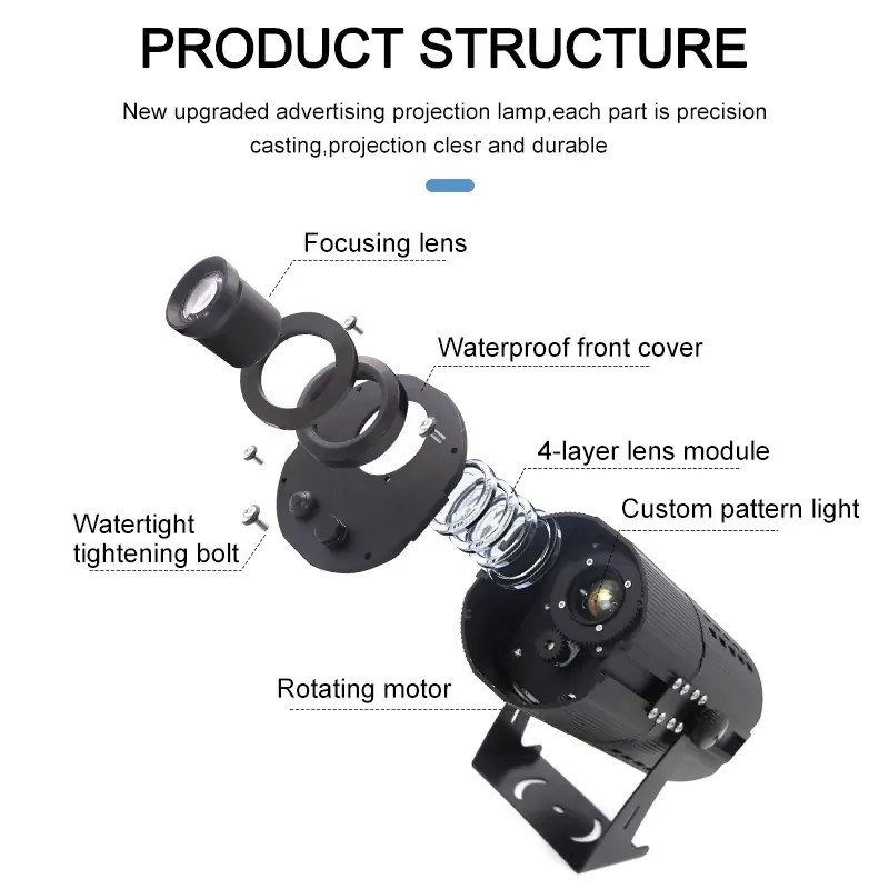 Yufan 200w Gobo Projector Outd - Outdoor Lighting Logo review and price