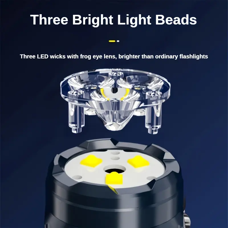Mini 3LED Flashlight With Pen  - Outdoor Lighting Bollards review and price